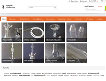 Tablet Screenshot of glass-water-pipe.com